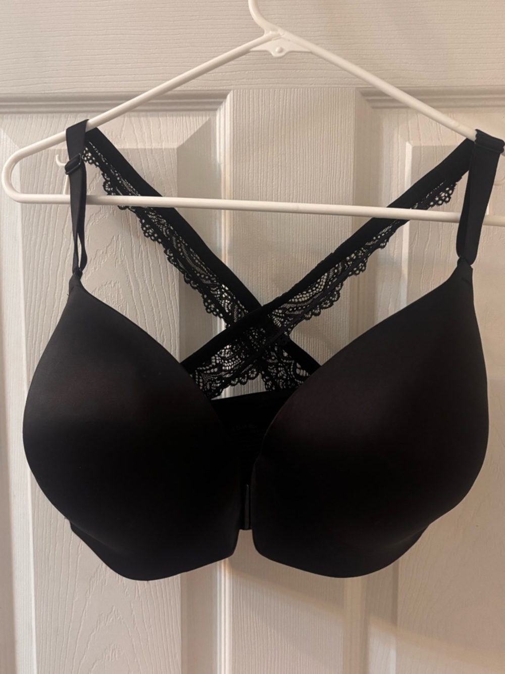 Soma Black‎  Smooth T-Shirt Bra- front closure